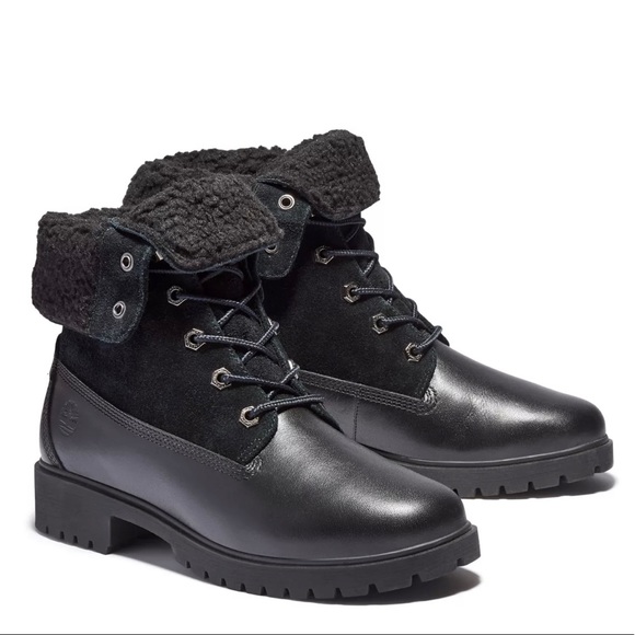 TIMBERLAND WOMEN'S TIMBERLAND AUTHENTICS WP FOLD-DOWN BOOT - Picture 4 of 11